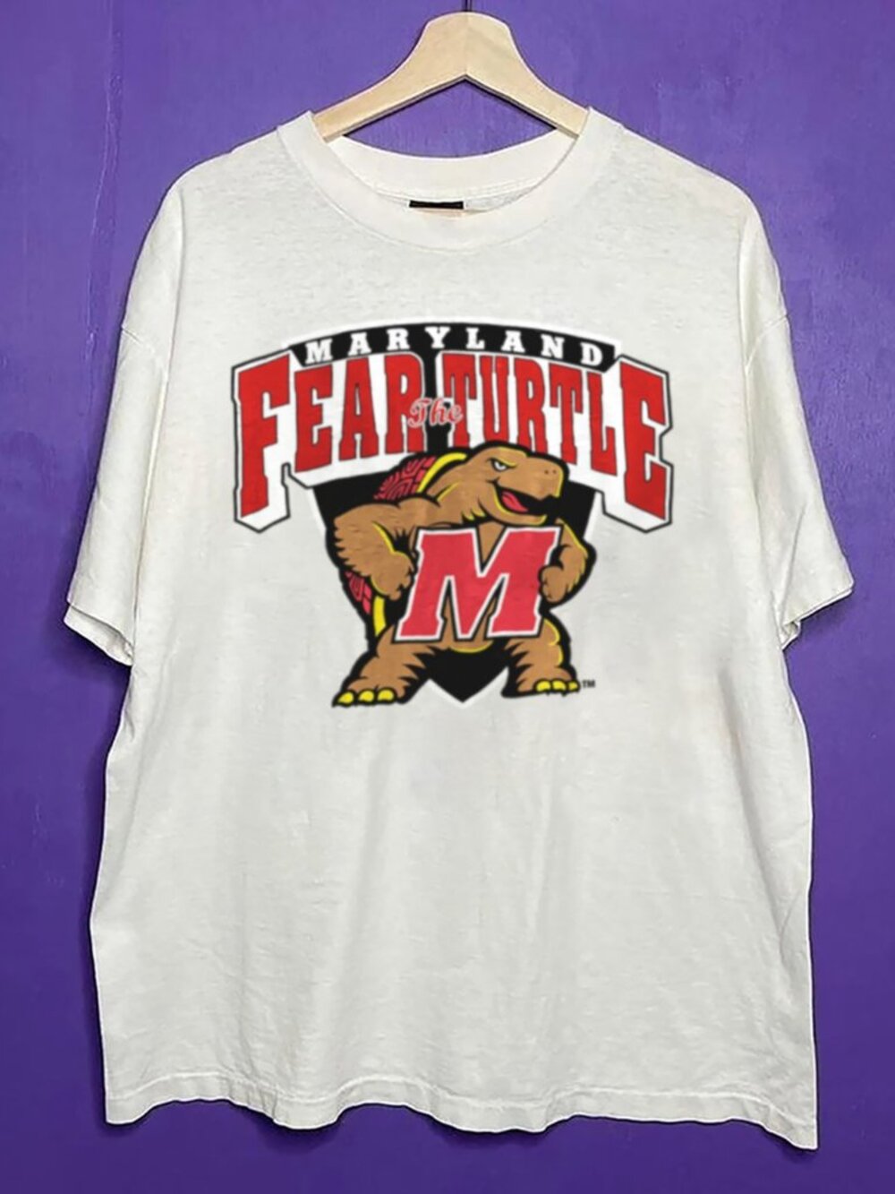 University of Maryland Fear The Turtle Shirt, Maryland Terrapins Football Shirt